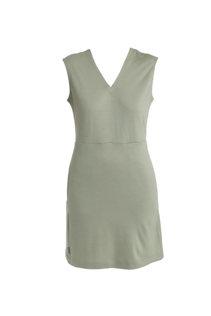 200 Granary Sleeveless V Neck Jurk Dames Soellaart.nl