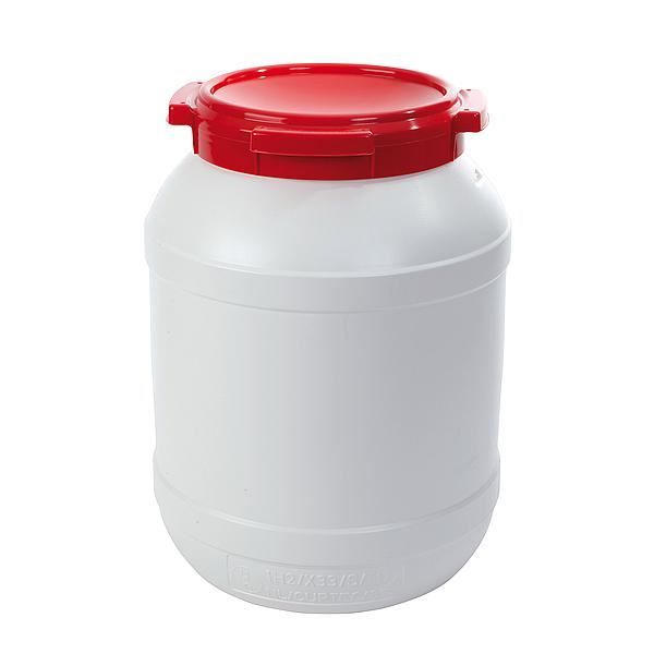 Waterkluisje 26 Liter Water En Luchtdicht Wit/Rood Jerrycan Soellaart.nl