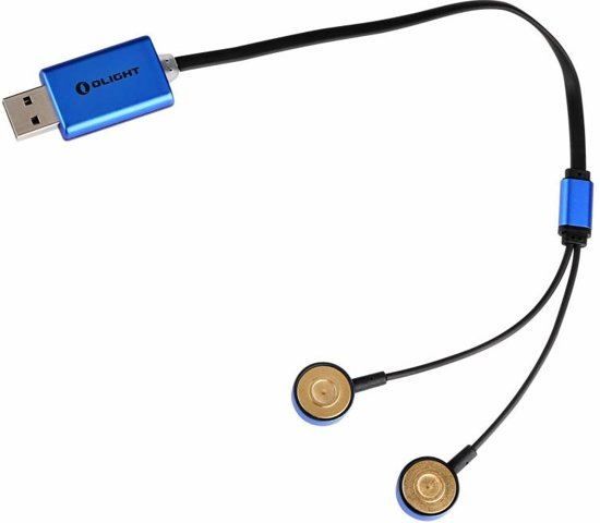 Magnetisches Universal-Ladegerät für wiederaufladbare Batterien Ladegeräte Blau Soellaart.nl
