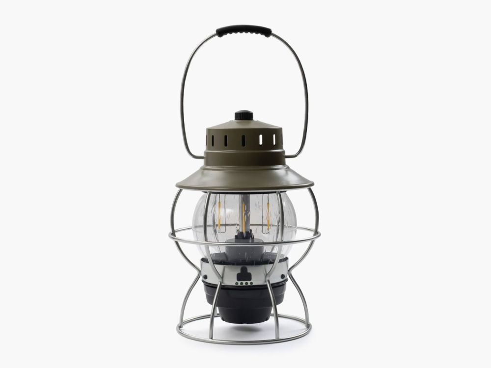 Railroad Laterne - Olive Tischlampe Soellaart.nl