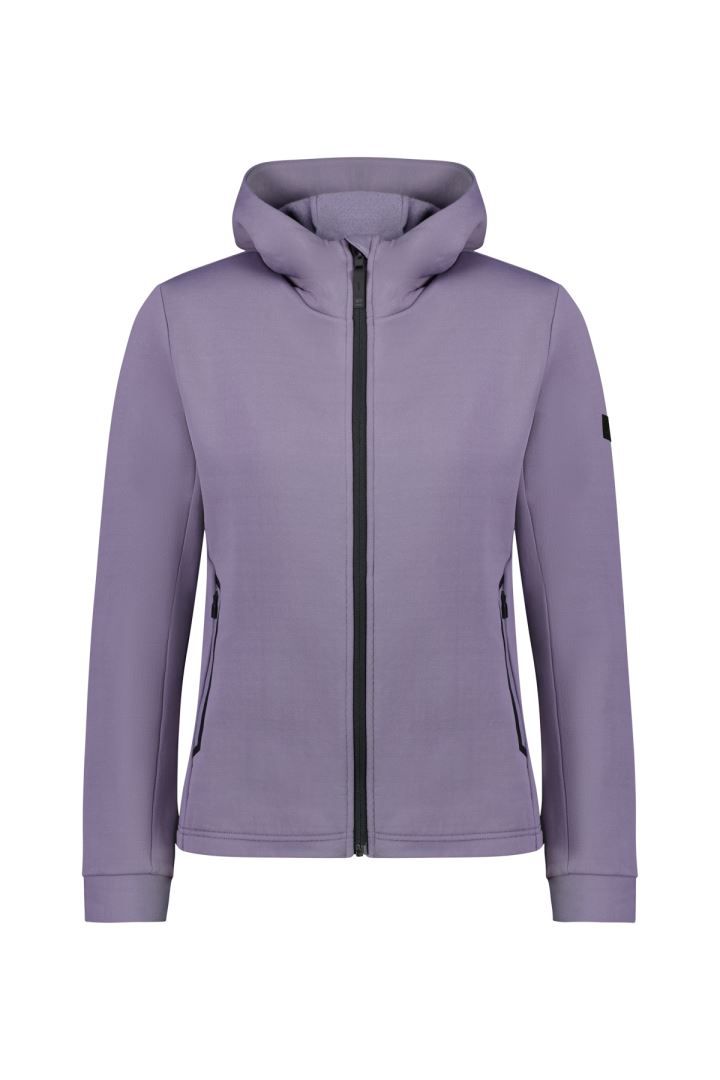 Arcadia Merino Fleece Hoody Dames Vest Soellaart.nl