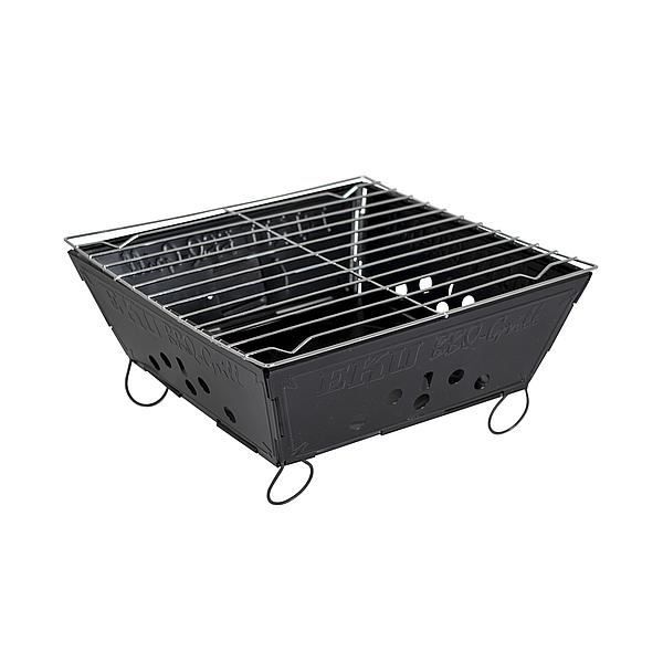 Camp Gear Barbecue Envelop Opvouwbaar Houtskool Zwart Houtskool barbecue Soellaart.nl