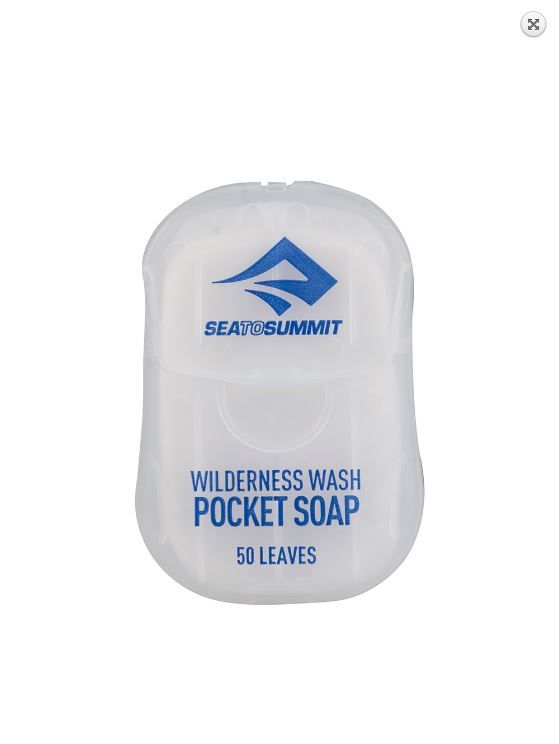 Wilderness Wash Pocket Soap 50 Leaves O/S Bergtopia.com