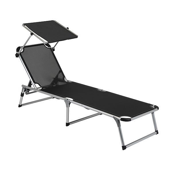 Ligbed Zonnescherm 5 Standen 190X61X28 Cm Veldbed Soellaart.nl