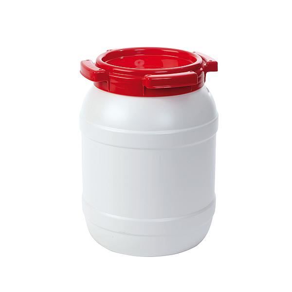 Waterkluisje 6,4 Liter Water En Luchtdicht Wit/Rood Jerrycan Soellaart.nl
