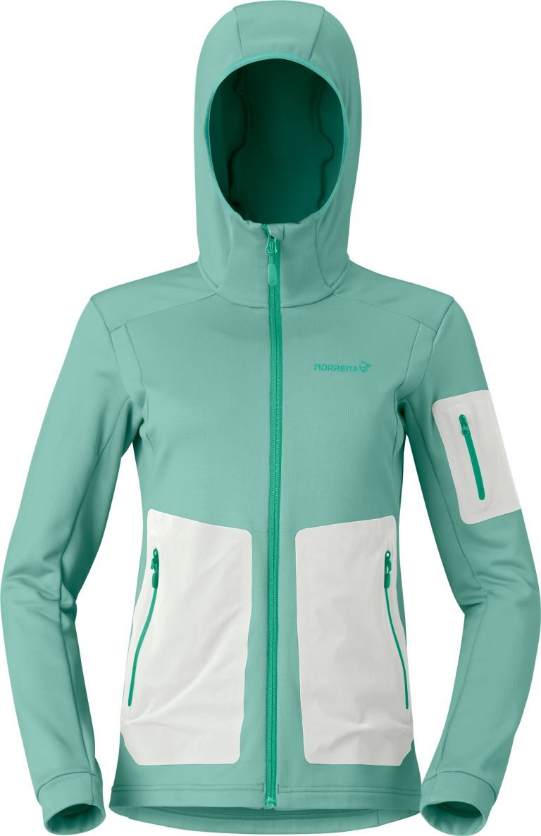 Falketind Warm2 Stretch Hood Fleece Dames Soellaart.nl