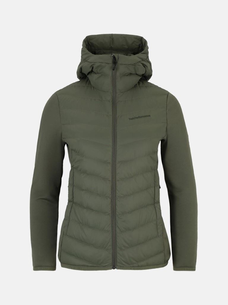 Frost Down Hybrid Hood Isolatiejas Dames Soellaart.nl