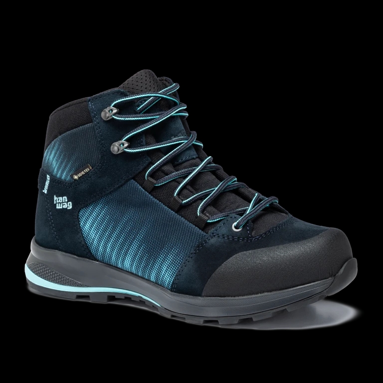 Klarsby Bunion Lady GTX Hoge Wandelschoen Dames Navy/Sky 4,5