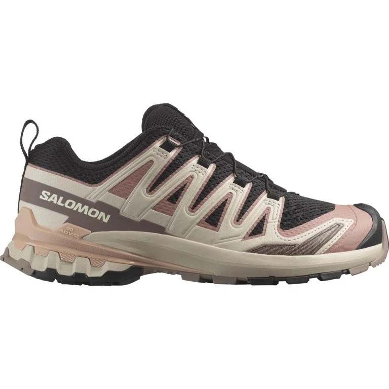 Xa Pro 3D V9 Lage Wandelschoen Dames Black/Burlwood/Mahogany Rose 7