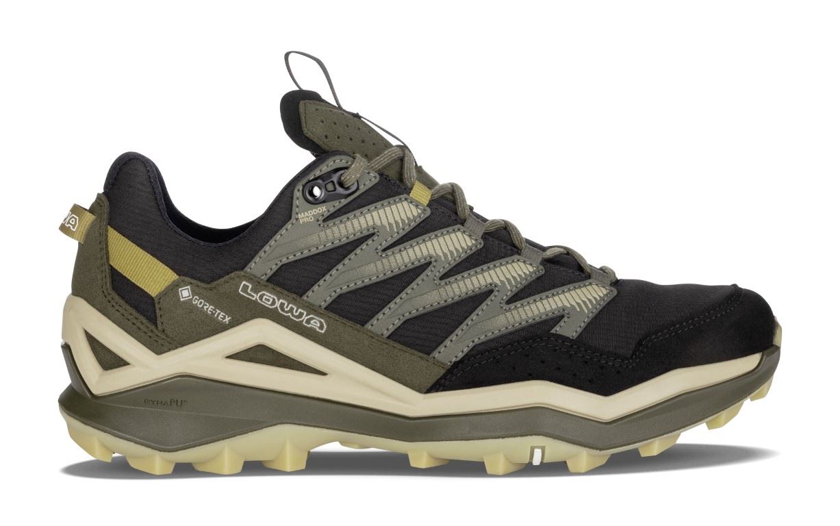 Maddox Pro GTX Lo Lage Wandelschoen Heren Black/Olive 9