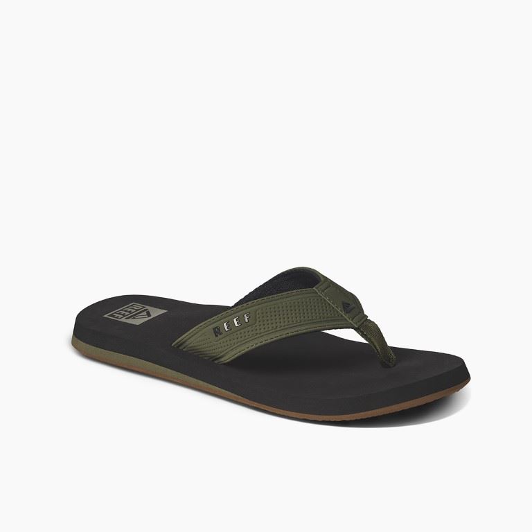 The Layback Slipper Heren Black/Olive 10