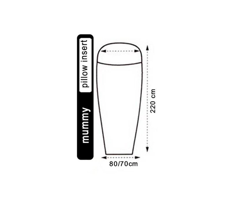 Mumienschlafsack mit Seideneinlage