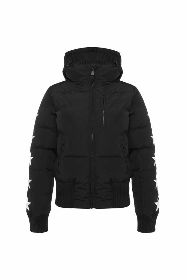 Airforce Taos Star Wintersportjas Dames True Black/White M