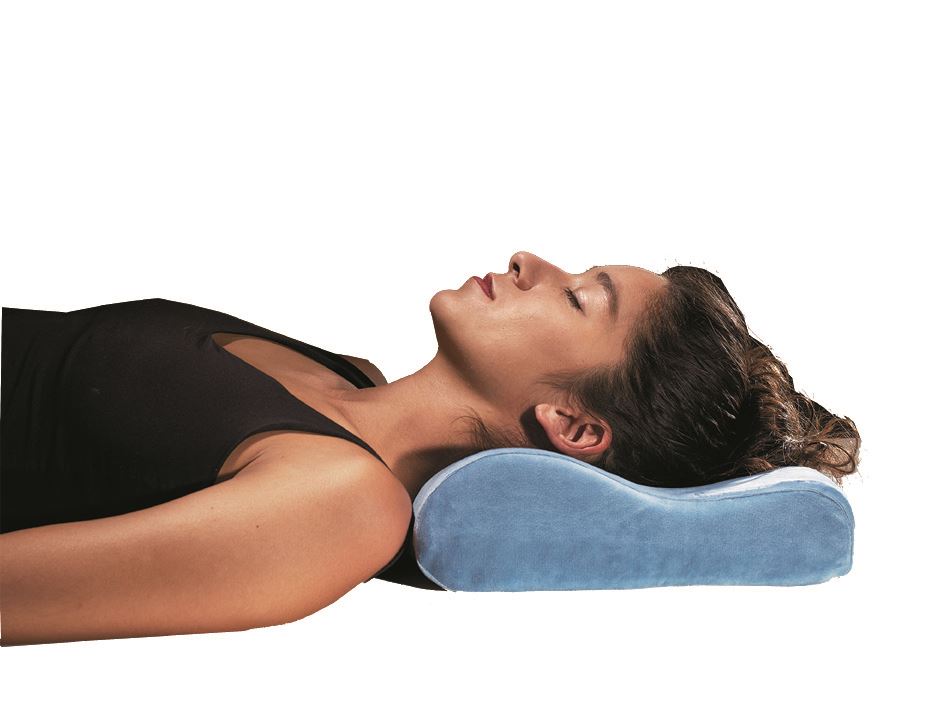 Memory Foam Travel Pillow Kussen Slate Blue