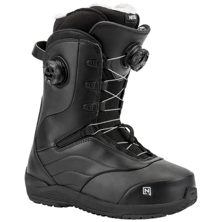 Crown Boa Snowboardschoen Dames Black 255