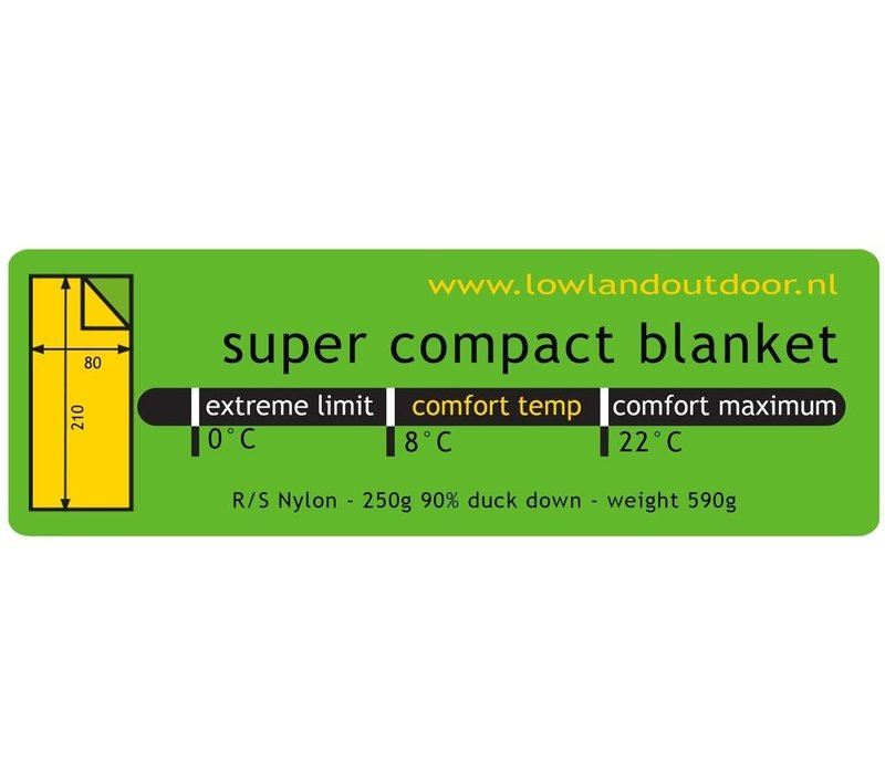 Super Compact Blanket Deken Slaapzak Orange