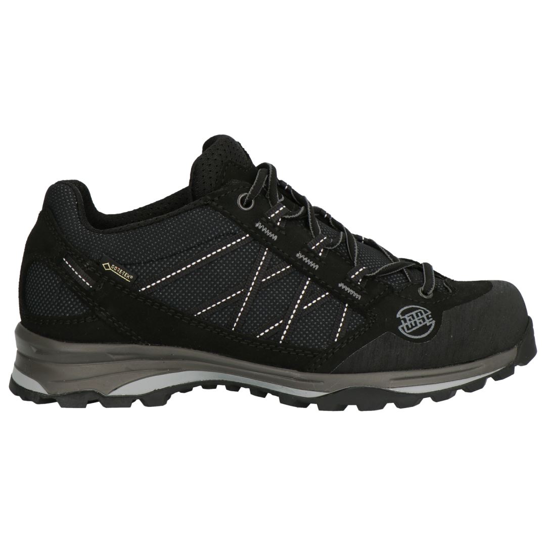 Belorado II Low Bunion Lady Gtx Dames Lage Wandelschoen Black/Black 4,5