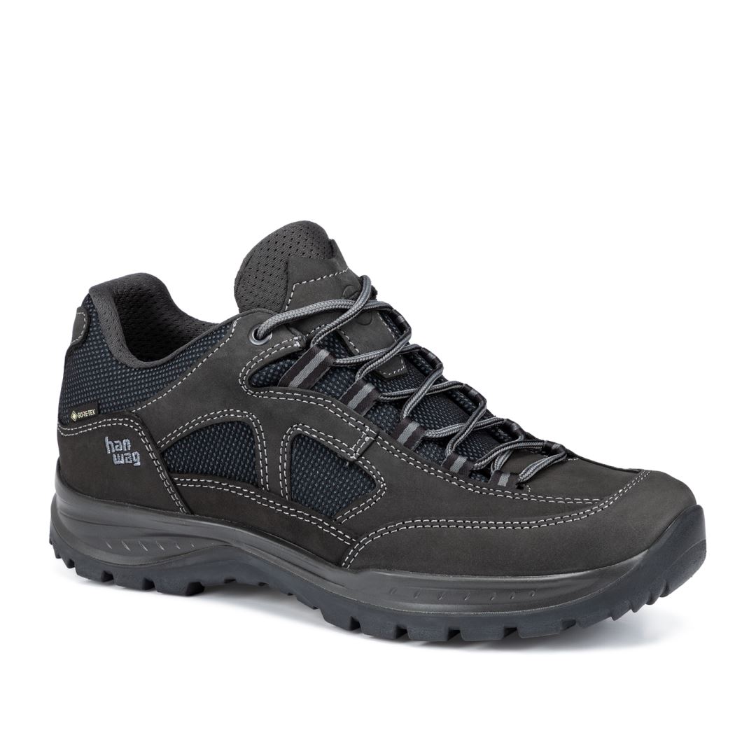 Hanwag Gritstone Ii Narrow Gtx Lage Wandelschoen Heren Asphalt/Black 8