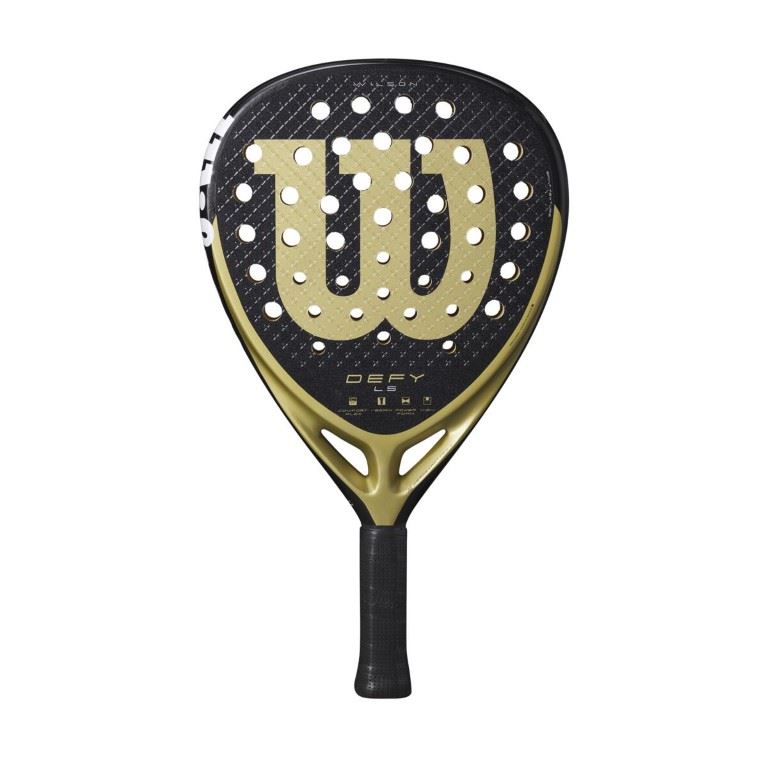 Defy LS V1 Padelracket Black/Gold 4-1/4″