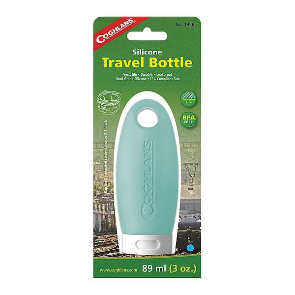 Bouteille de voyage en silicone 89 ml Vert